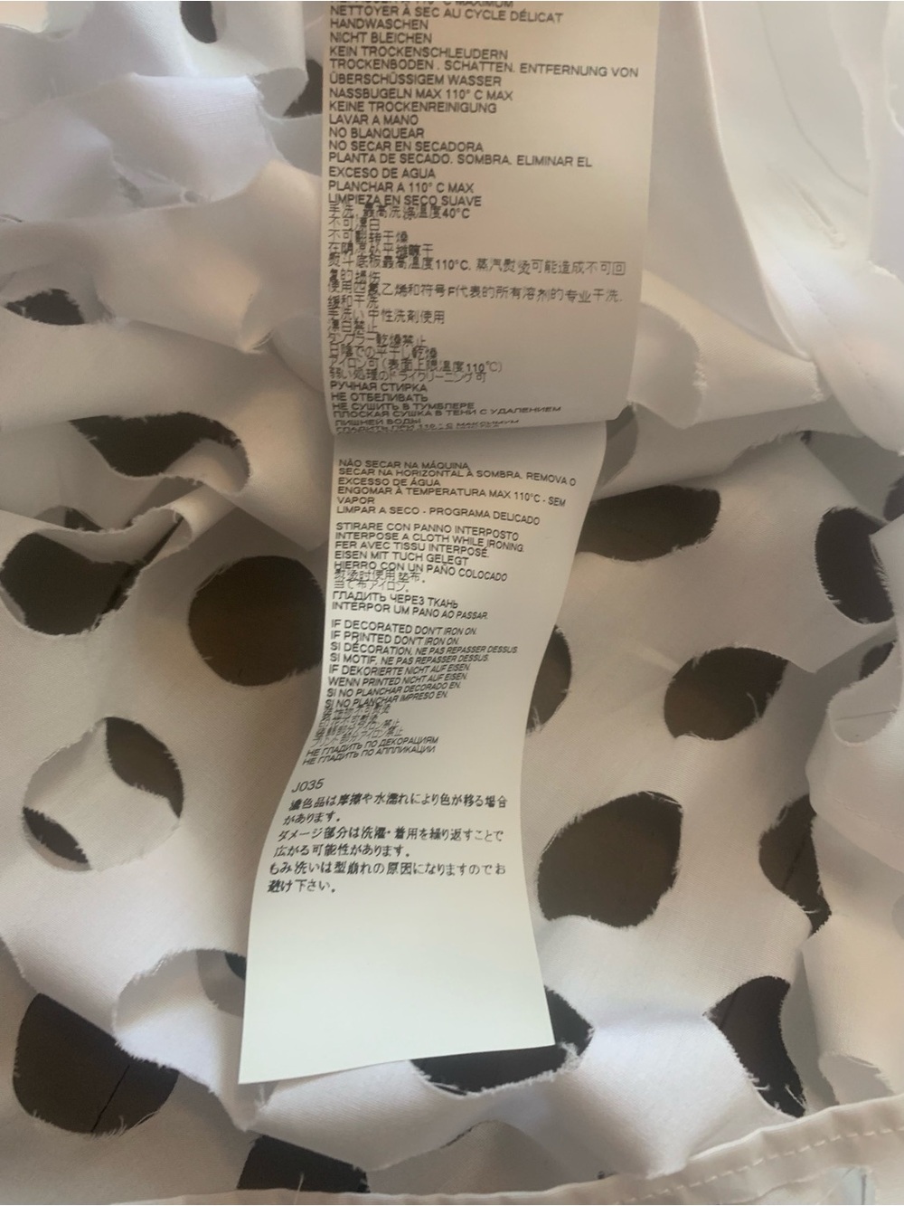 Maison Margiela "Cut Out" longsleeve shirt - Picture 10 of 13